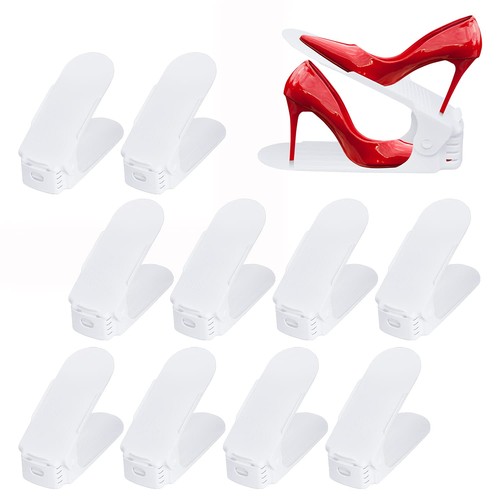 Schuhregale verstellbar weiß - schuhregale,