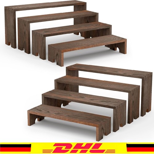 2er holzdisplay mit stufen - mit,